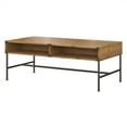 thumbnail image 1 of Ironworks Coffee Table in Vintage Golden Pine - Engineered Wood, 1 of 7