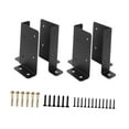 thumbnail image 2 of 4 Pack Post Support Bases Deck Mount Anchor Brackets Adjustable for 2x4 4x4 Posts for Pergolas and Fencing, 2 of 9