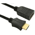 thumbnail image 1 of RARAION - High Speed 4K UHD HDMI Lead with Ethernet, Male to Female, 3m Black, 1 of 1