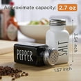 thumbnail image 4 of Salt And Pepper Shaker Set Farmhouse Salt Shaker _aoba, 4 of 5