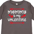 thumbnail image 4 of Inktastic Mommy is My Valentine Cute Hearts Boys or Girls Long Sleeve Toddler T-Shirt, 4 of 5
