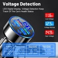 thumbnail image 4 of 4-Port XJDR Rapid Car Charger - Fast PD QC3.0 Charging, 2 USB-C, 2 USB-A, Compact Type-C Adapter for Car Phone Charging, 4 of 5