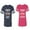 Men Navy / Women Pink, variant on Proud Husband Freaking Wife Matching Couple Cotton Jerseys (Men Navy / Women Black) (Men S / Women S)