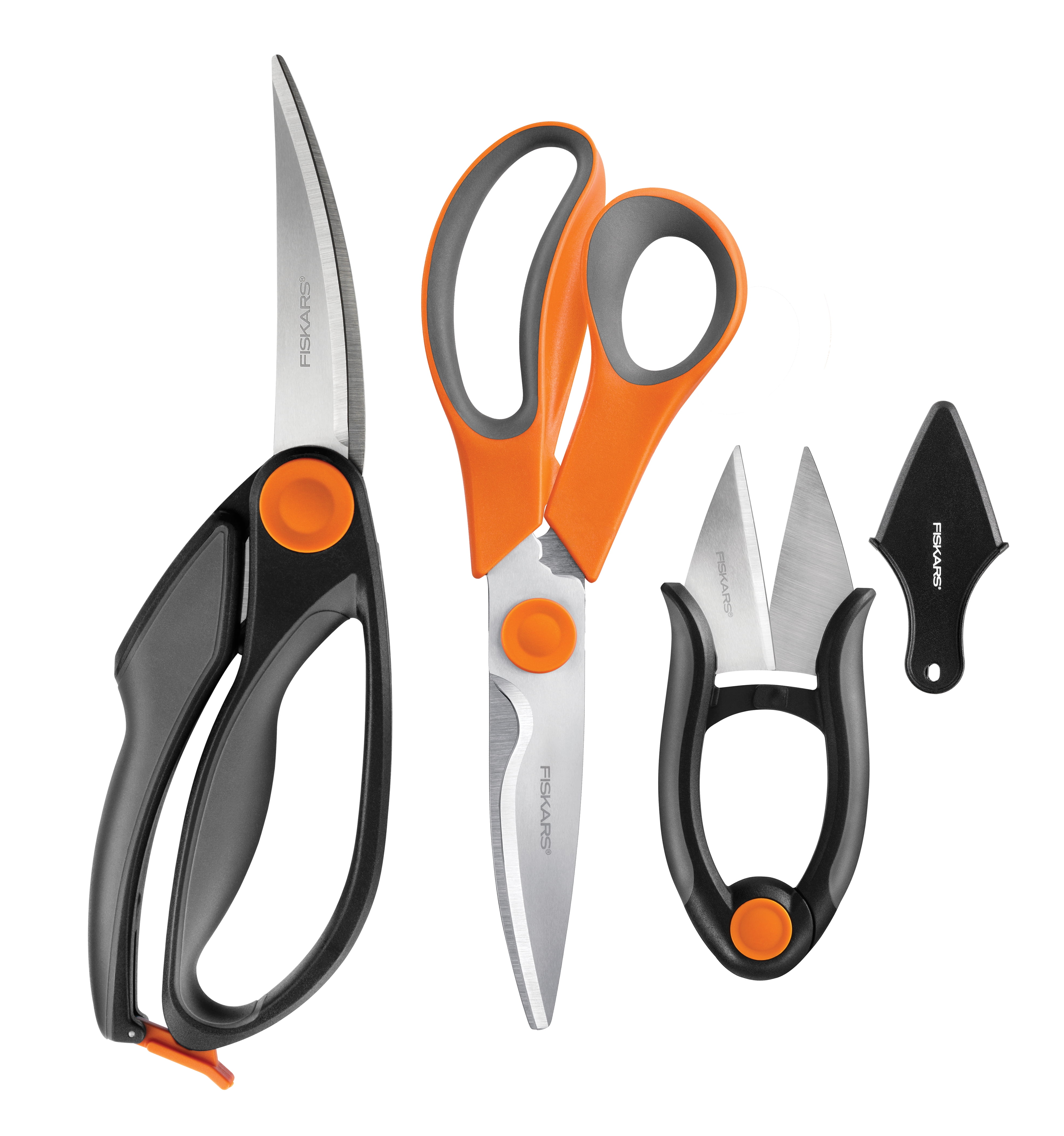 Fiskars 3 Piece Kitchen Set HeavyDuty, Allpurpose, 5" FastPrep