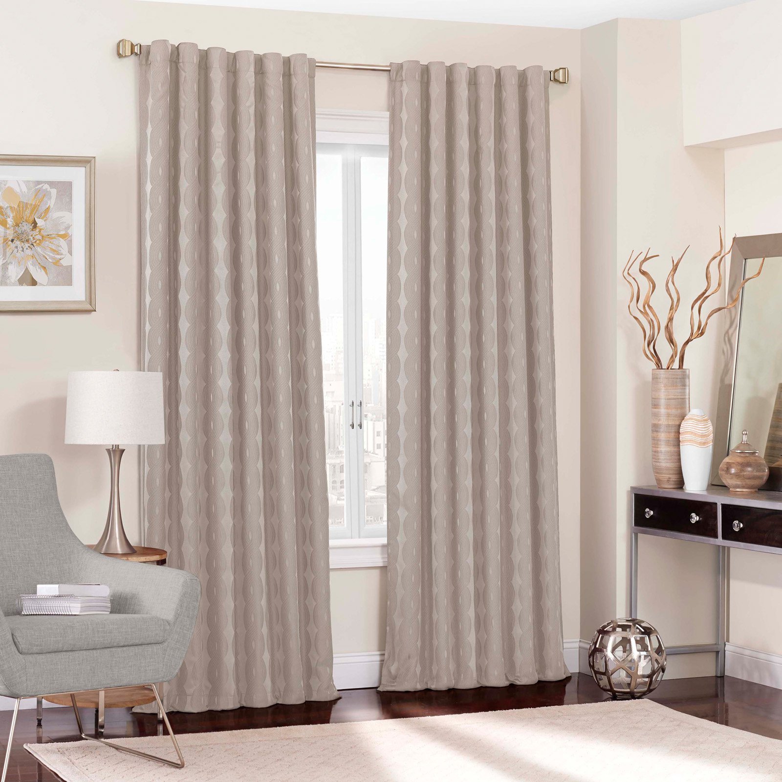 Eclipse Adalyn Thermalayer Blackout Single Curtain Panel