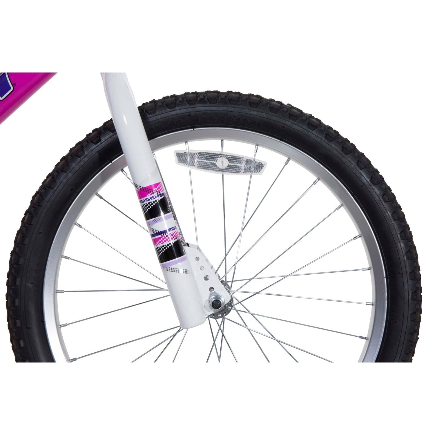 Dynacraft 8109-25ZTJ Girls Sapphire Magna Bike, Silver / Pink, 20"