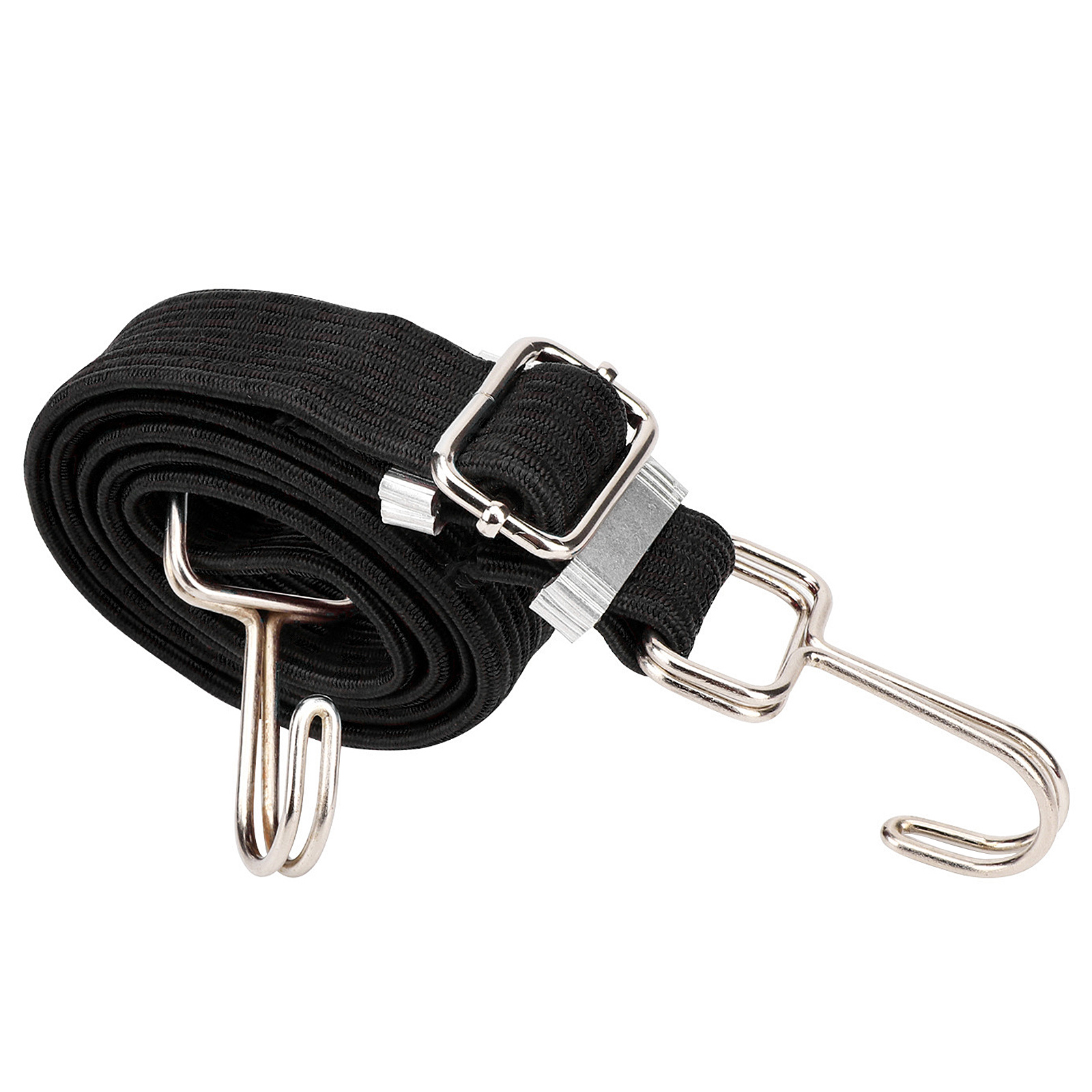 20" Heavy Duty Flat Bungee Cords With Plastic Hooks - 1 To 48 Bungees (Blue)