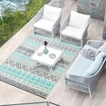thumbnail image 2 of Alfombra BMCH para exteriores, 27 x 366 cm, impermeable, reversible, 9 x 12 cm, 2 of 7