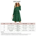thumbnail image 5 of Vestido Midi Manga Larga,Vestido Manga Larga Redondo Mujer Vestido Manga Larga Mujer Vestido Cuello Redondo Tecnología Avanzada, 5 of 5