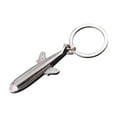 thumbnail image 3 of Raindrops Novelty Keychains Airplane Shape Pendant Silver 8 X 2.5 X 1.1Cm Christmas present 1Pcs, 3 of 8