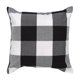 thumbnail image 1 of funda de almohada de lino multicolor de alta calidad para decoración del hogar, funda de almohada suave para sofá (blanco y negro), 1 of 4
