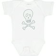 thumbnail image 3 of Inktastic Skull and Crossbones Boys or Girls Baby Bodysuit, 3 of 5