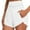 White, variant on RYRJJ High Waisted Athletic Running Shorts for Women High Split Comfy Shorts with Liner for Gym Workout Track(Navy,XL)