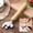 1x Can Opener, variant on Manual Can Opener with Wooden Handle, Stainless Steel Side-Cut Design for Cans & Bottles, Kitchen Tool for Home, Camping, Restaurant - 1 Pack