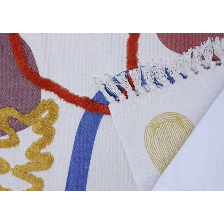 Buy SHF Cotton Door Mat Bathmat Multicolor Set Of 4 Piece Size