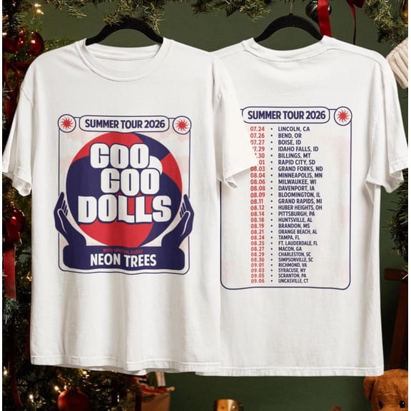 Goo Dolls Band Shirt, Summer Tour 2026 T-Shirt, Retro Rock Music Tee