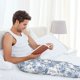 thumbnail image 5 of Fotbe Rose Flowers Pantalones de Pijama para Hombre, Pantalones de Dormir, Pantalones de Casa con Cintura Ajustable y Bolsillos-Small, 5 of 6
