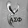 thumbnail image 3 of CafePress - Alpha Sigma Phi Phoenix Black T Shirt - Womens Comfort Colors® Shirt, 3 of 4
