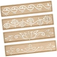 thumbnail image 4 of KLKCMS 4 Pieces Diwali Rangoli Stencils DIY for Scrapbooking Fabric Art Card Making Style A, 4 of 9