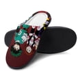 thumbnail image 4 of My Hero Academia Fuzzy Cotton Slippers For Mens Winter Cotton Lightweight Anti-slip Rubber Sole Slippers House Open Back Slippers Closed Toe Slippers, 4 of 9