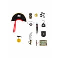 thumbnail image 1 of 16 Pcs Disfraz Xtellar Pirata Y Sombrero Pirata Niños Disfraces, 1 of 3