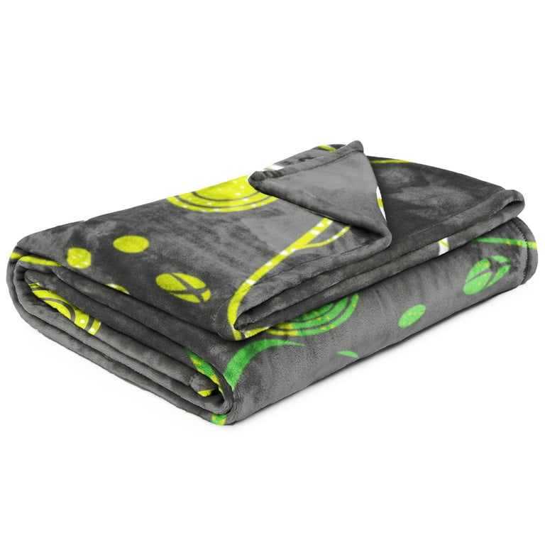 Xbox Kids Twin Blanket 62 x 90 Microfiber Green and Black Microsoft Walmart