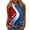 B-Multicolor, variant on Red White and Blue Tank Top Red White and Blue Tank Tops Fourth of July Tank Women Patriotic Top Women Women's Casual Independence Day Sleeveless Round Neck Tops