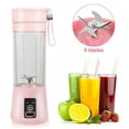 thumbnail image 2 of Portable Juicer Cup, Mini Blender with Six Blades, Personal Sizes Juice Blenders Shake for Smoothies, Juice and Shakes, Mini Smoothie Jucier Blender Cups for Home, Travel, Office, 2 of 8
