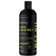 thumbnail image 1 of Wellthy MCT Oil 1L Aceite 100% Coco Natural. 66 Porciones, C8+C10 Alta Pureza, Keto y Paleo Safe, Sugar Free, Vegan, NON GMO, Gluten Free, Libre de Soya, Libre de Palma, Origen Filipino., 1 of 9
