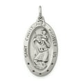 thumbnail image 1 of Beautiful Sterling Silver St. Christopher Medal, 1 of 2