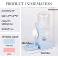thumbnail image 5 of Jinsinto Rabbit Bottle, 17 OZ Hanging Automatic Fountain Dispenser, Leak-Free, for Rabbit Chinchilla Guinea Pig Hedgehog Ferret, 5 of 5