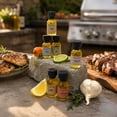 thumbnail image 4 of Thoughtfully Olive Oil Sampler Set 10 Flavored Extra Virgin Olive Oils Variety Pack for Cooking Bread Dipping Pasta Marinade Kitchen Set Hostess Housewarming Gourmet Gift, 4 of 5