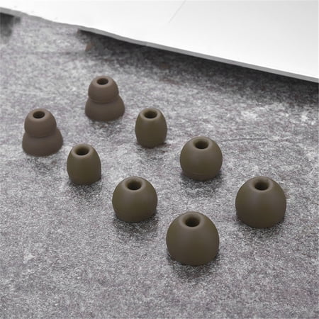 4 Pairs Soft Silicone Earbuds Tips Eartips BeatsX/Powerbeats Pro Earphones Tips,Replacement Beats Flex Eartips Anti-Slip Earphones Caps