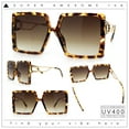 thumbnail image 2 of Womens Chic Designer Fashion Luxury Oversize Sunglasses Tortoise - Brown, 2 of 8