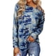 thumbnail image 2 of Oblique Shoulder Blouse, Colorfast Camouflage Printing Women Loose Top Crossed Shoulder Strap Stylish For Outdoors, 2 of 6