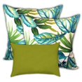 thumbnail image 1 of Joita Oreiller Intérieur/extérieur Fresh Pear Necture - Tissu Vert (Lot de 3), 1 of 5