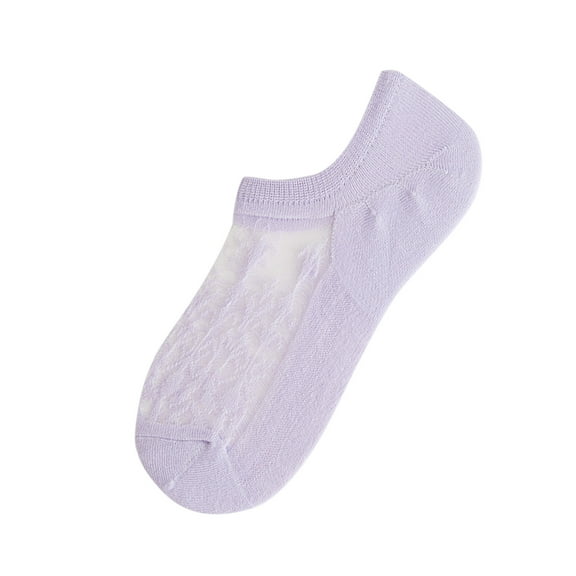 Women's Summer Breathable Sock Slippers Lightweight Comfortable Shallow Mouth Casual Socks for Daily Wear