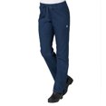 thumbnail image 3 of Maevn Eon Women's V-Neck Pocket Top & Full Elastic Zipper Pocket Cargo Pant Scrub Set, 3 of 5