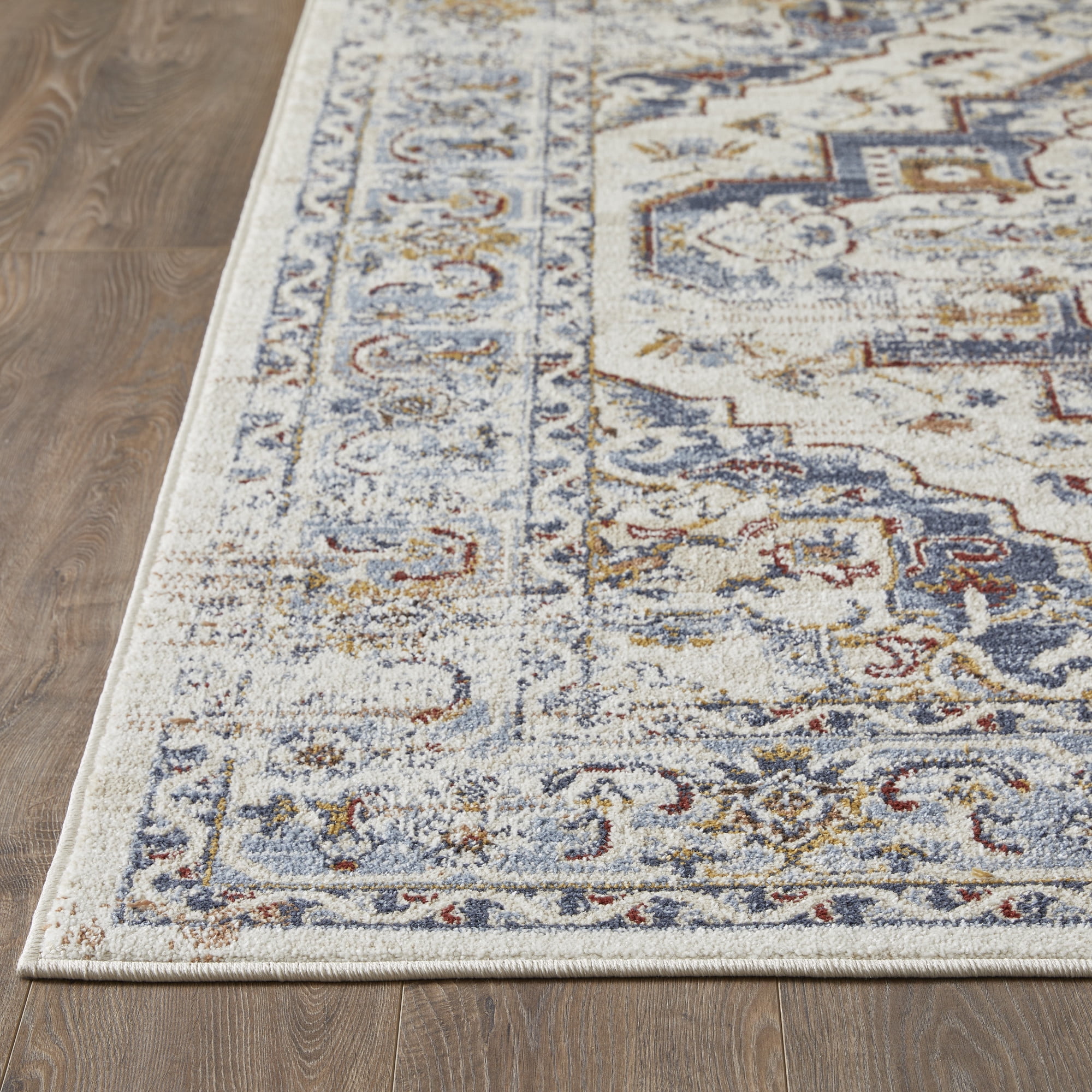 Loomaknoti Alsbrooke Bartleigh 5' x 7' Ivory Oriental Indoor Area Rug