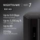 thumbnail image 2 of Router NETGEAR Nighthawk WiFi 7 RS140 de doble banda de 5,0 Gbps, 2 of 8