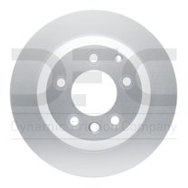 Rear Dynamic Friction Company Hi-Carbon Alloy Brake Rotor (1) For 2003-2018 Porsche Cayenne, 2004-2018 Volkswagen Touareg, 2007-2015 Audi Q7