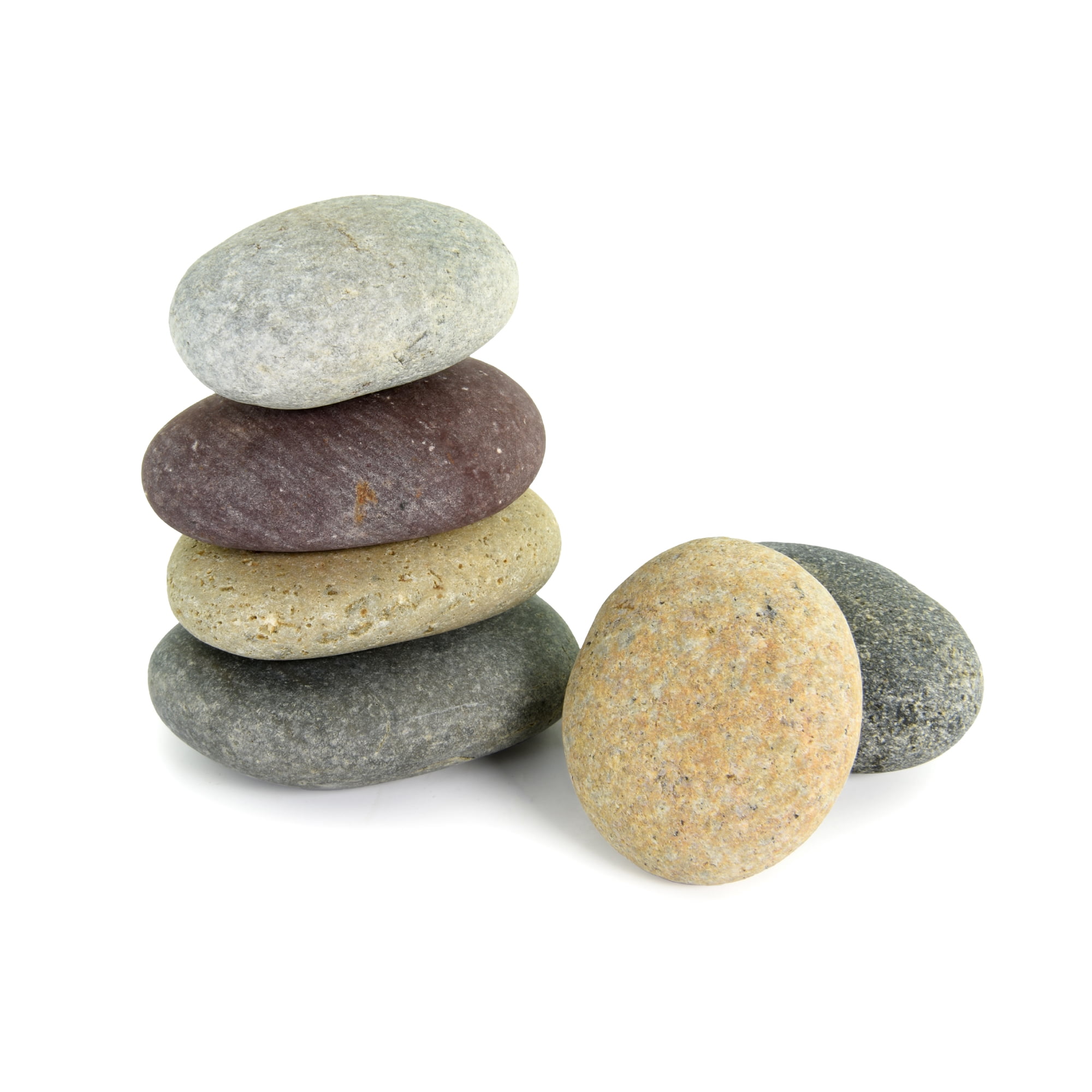 Painting Pebbles | 20 Small Painting Rocks, Mixed, 1"-2"