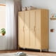 thumbnail image 3 of Armario nórdico de madera maciza, armario de almacenamiento de montaje de estilo japonés, armario para el hogar, dormitorio, cama y desayuno, muebles de dos puertas sl, 3 of 4