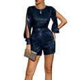 thumbnail image 2 of Women's Casual Long Sleeve Sequins Jumpsuit Stylish Comfortable Elegant Fashionable Outfit Versatile, 2 of 2