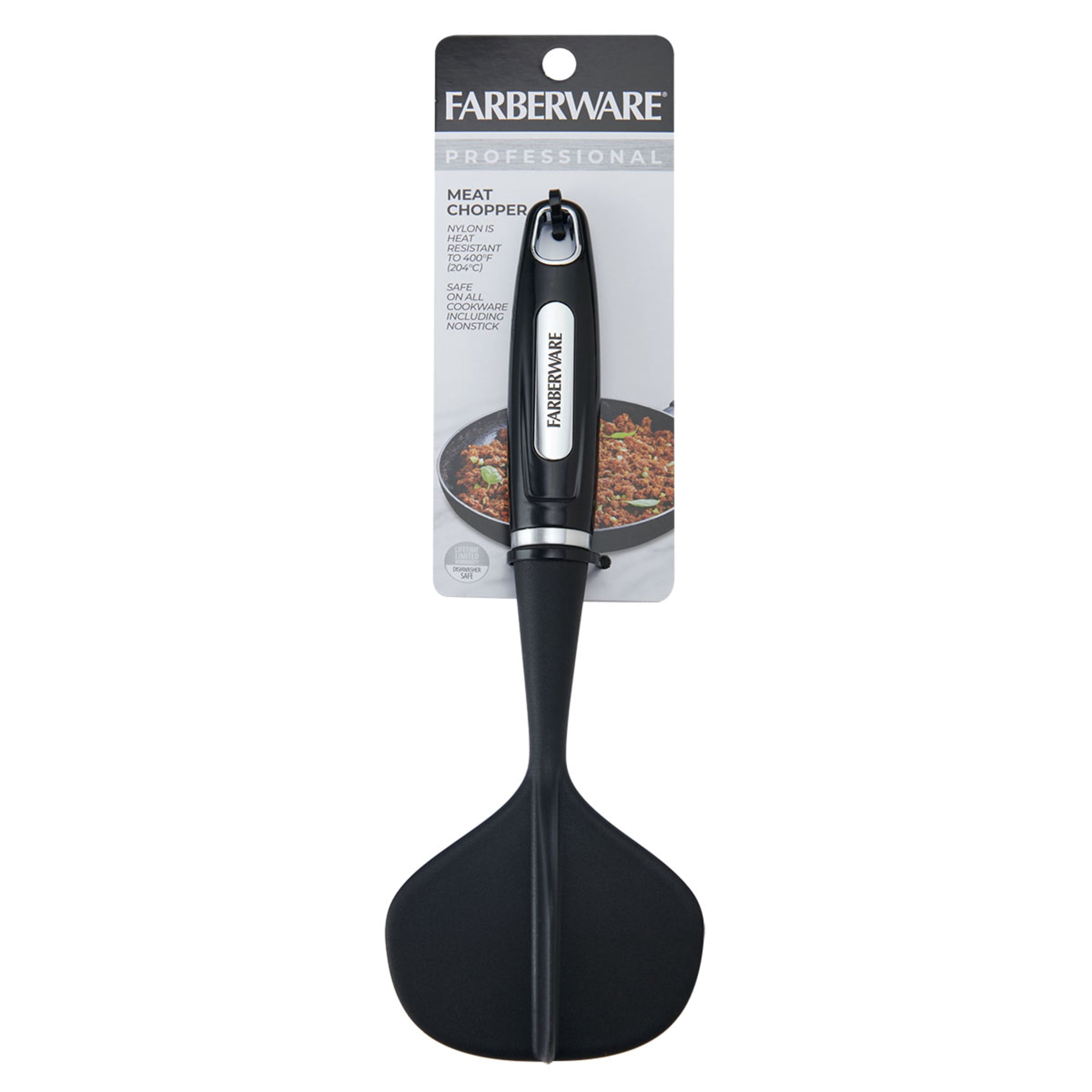 Farberware Professional Ground Beef Chopper with Heat-Resistant Nylon Head