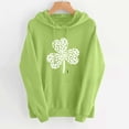 thumbnail image 3 of Nmnitkp Hoodies for Women High-end Fabric Hoodies Y2K Casual Shamrock St Patrick's Day Shirt Irish Tees,Graphic Hoodies With Pocket Mint Green,2XL, 3 of 6