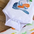 thumbnail image 5 of Mercatoo Baby Outfits Toddler Carrot 𝐂artoon Print Shirt and Pants 𝐑abbit Print Romper Outfits Set Chic Wearproof Outwear, 5 of 8