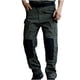 thumbnail image 1 of Pantalones largos para hombre, pantalones de senderismo con bolsillos, resistentes al agua y antidesgarros, pantalones militares de carga para pesca., 1 of 3