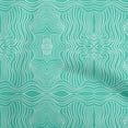 thumbnail image 1 of oneOone Georgette Viscose Sea Green Fabric Moire Craft Projects Decor Fabric Printed By The Yard 42 Inch Wide, 1 of 4