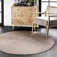 thumbnail image 2 of nuLOOM Wynn Braided Indoor/Outdoor Area Rug, 4' x 6' Oval, Tan, 2 of 4